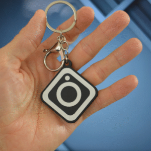 Llavero 3D logo Instagram TikTok WhatsApp LinkedIn Muela